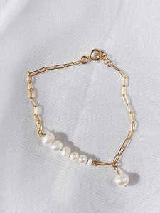 Nathan pearl anklet